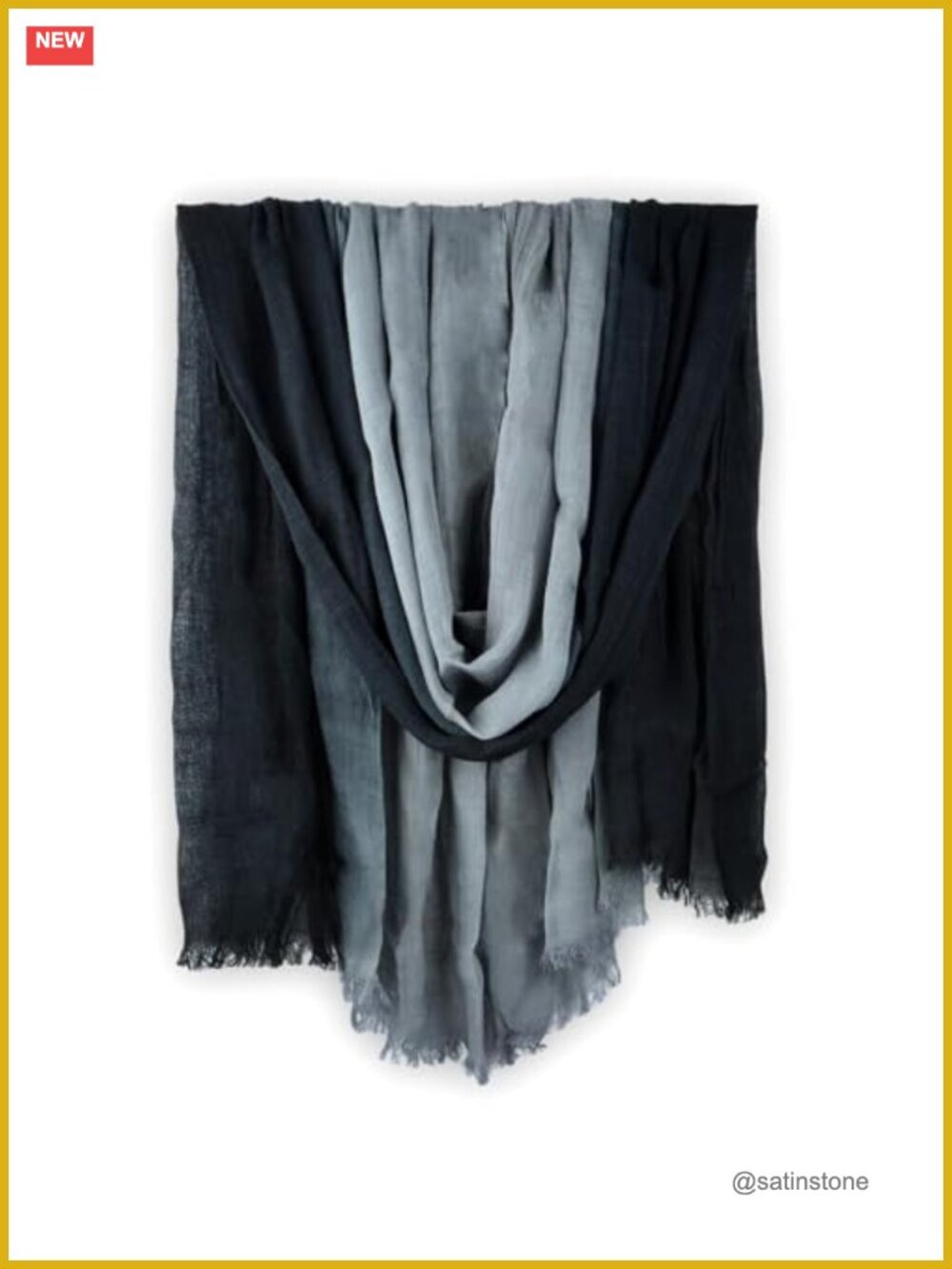Lightweight Cotton Linen Scarf Summer Wrap Beach Travel Shawl